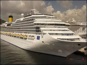 Port, Pasażerski, Costa Concordia, Statek