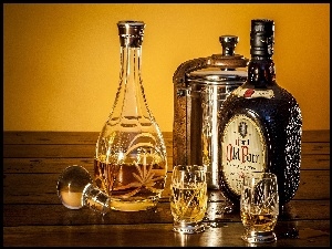 Kieliszki, Whisky, Karafka