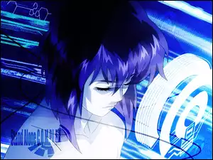 cd, Ghost In The Shell, kobieta