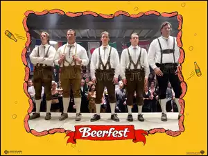 Beerfest, podest, szelki, stroje