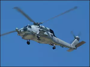 Niebo, Helikopter, Lot