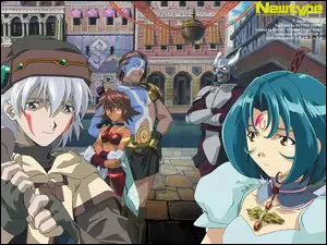 Dot Hack, smutek, miasto, amulet
