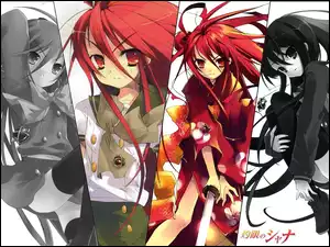 długie włosy, Shakugan No Shana, dziewczyny