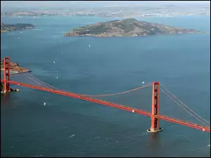 Wyspy, Most Golden Gate, Ocean