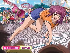 skakanka, Kaleido Star, zabawa, park, kobieta