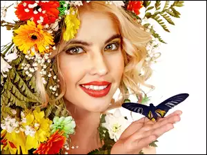 Motyl, Kobieta, Wiosna