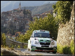 Fabia S2000, Widok, Rajdowa, Miasta, Skoda, Droga
