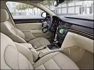 Siedzenia, Wnętrze, Skoda Superb