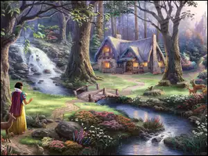 Thomas Kinkade, Las, Disney, Śnieżka