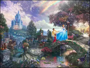 Tęcza, Reprodukcja, Kopciuszek, Thomas Kinkade, Las