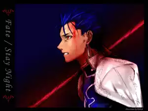Fate Stay Night, kij, facet, napisy