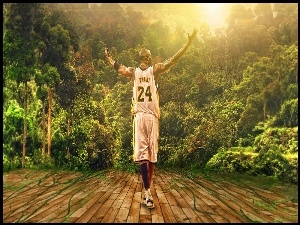 Kobe Bryant, Dżungla, Koszykarz