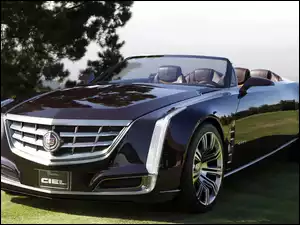 Kabriolet, Czarny, Cadillac Ciel