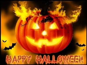 Grafika, Dynia, Halloween