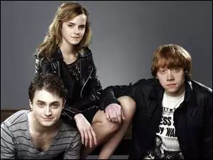 Rupert Grint, Daniel Radcliffe, Emma Watson