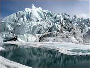 Alaska, Lodowiec, Matanuska, Morze