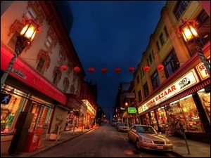 Chinatown, Samochody, Domy, Ulica
