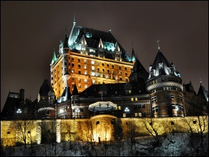 Kanada, Hotel, Chateau Frontenac, Zamek, Quebek