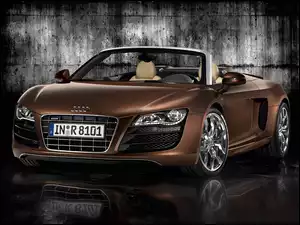 Samochód, Audi R8 Spyder, Sportowy