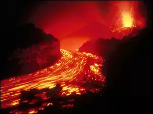 Lawa, Hawaje, Wulkan