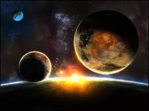 Gwiazdy, Kosmos, Planety