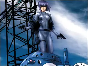 Ghost In The Shell, broń, konstrukscja, kobieta