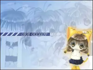napisy, Digi Charat, dziewczynka