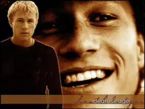 uśmiech, Heath Ledger, białe zęby