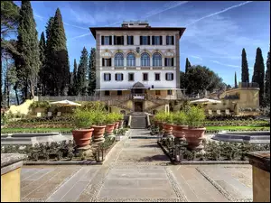 Florencja, Ogród, Hotel, Salviatino