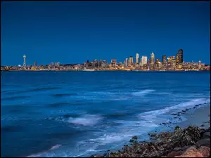 Miasto, Seattle, Morze