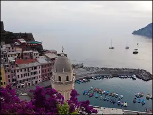 Amalfi, Łodzie, Miasto, Zatoka