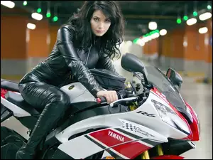 Yamaha, Kobieta, Motocykl