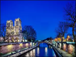 Katedra, Francja, Notre Dame, Paryż