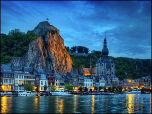 Most, Wallonia, Miasto, Belgia, Rzeka
