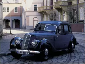 Samochód, Ulica, Zabytkowy, BMW