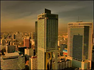 Warszawa, Budynki, Panorama