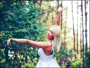 Las, Kobieta, Blondynka