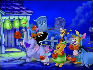 Przyjaciele, Halloween, Kubuś Puchatek