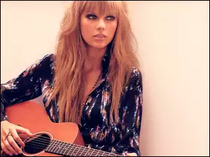 Gitara, Dziewczyna, Blondynka