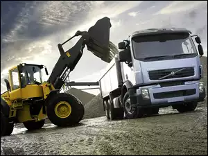 Ładowacz, Volvo FE, Wywrotka