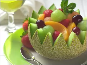 Łyżeczka, Owocowa, Sałatka