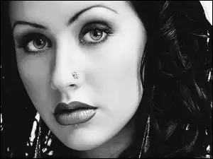 Christina Aguilera, duże, usta