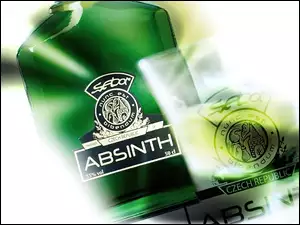 Absynt, szklanka
