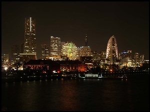 Nocą, Miasto, Yokohama