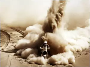 Pustynia, Motocyklista, Rajd, Dakar