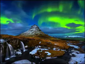 Islandia, Zorza, Polarna