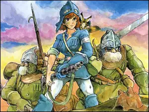 Nausicaa Of The Valley Of Mist, Rysunek, Manga, Anime