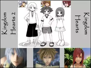 Kingdom Hearts, miecz, postacie
