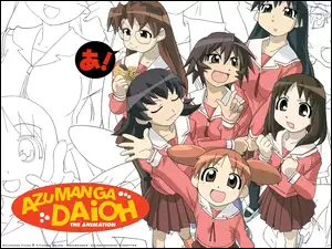 napis, Azumanga Daioh, ludzie