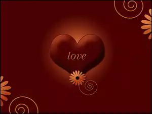 Kwiatki, Serce, Love
